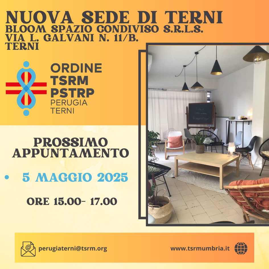 Incontro con l'Ordine a Terni - 5 maggio 2025