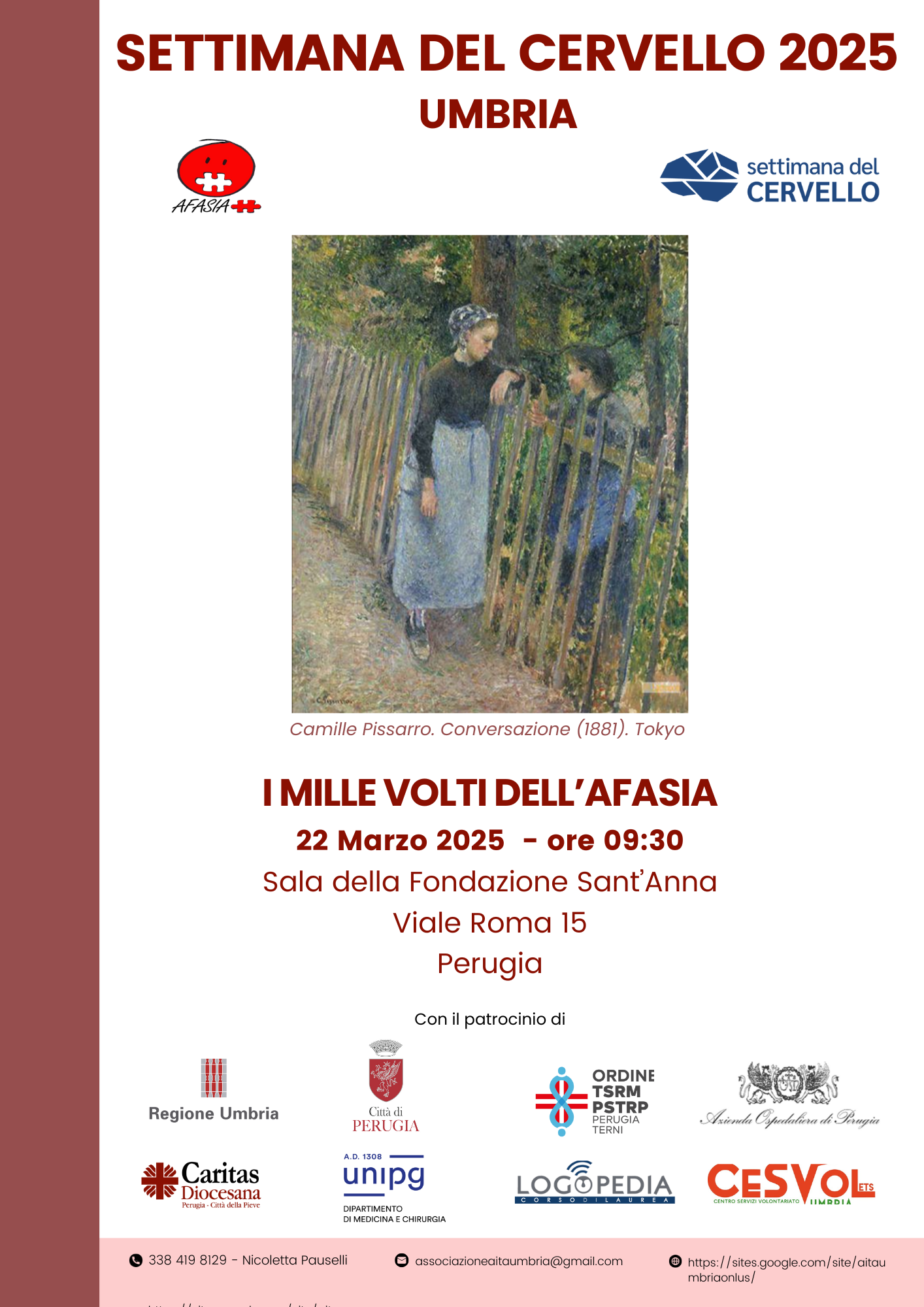 Convegno: "I mille volti dell'afasia" - 22 marzo 2025, Perugia