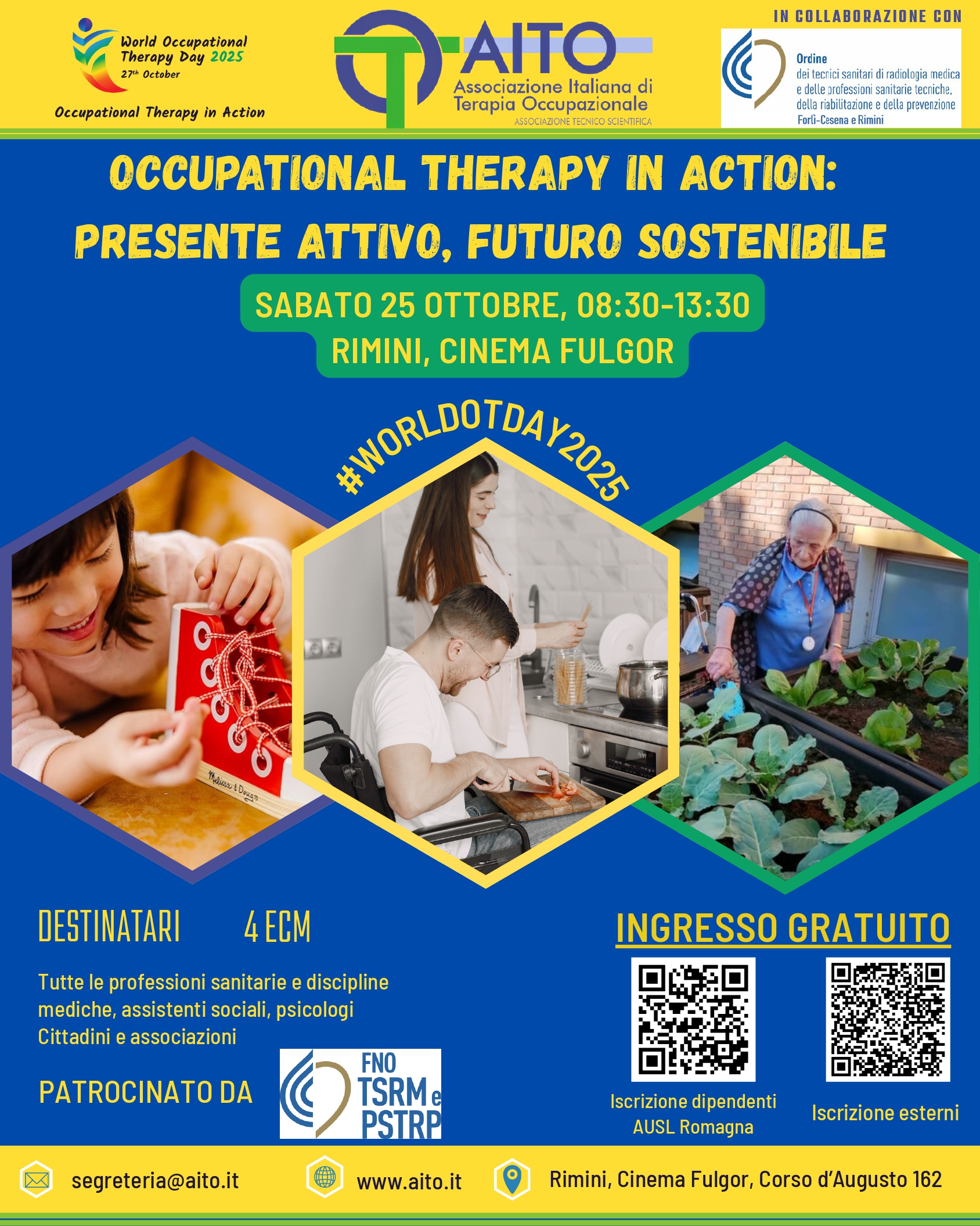World Occupational Therapy Day - Rimini, 25 Ottobre 2025