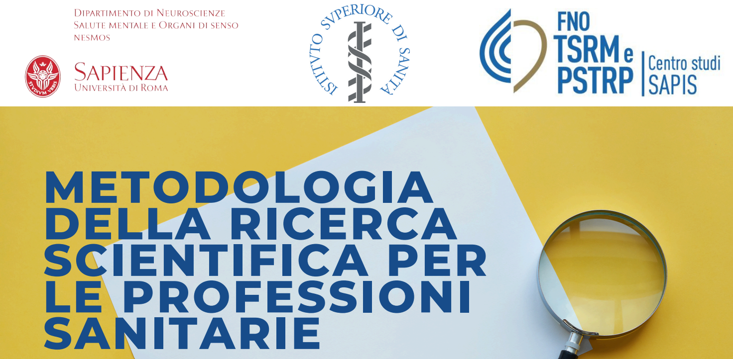 Master 1° livello: "Metodologia della ricerca scientifica per le professioni sanitarie"