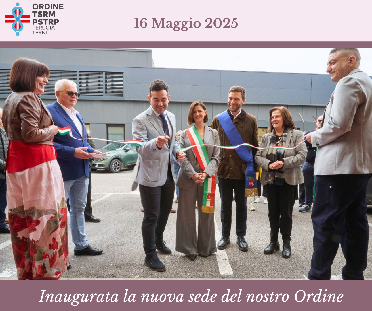 Inaugurata la nuova sede dell’Ordine TSRM e PSTRP di Perugia e Terni