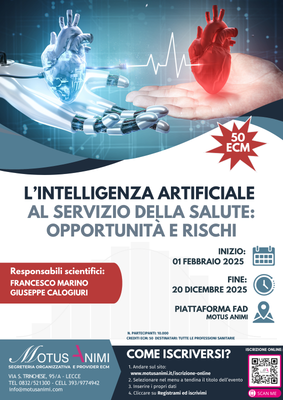 Corso FAD da 50 ECM offerto dall’Ordine – Iscrizioni aperte